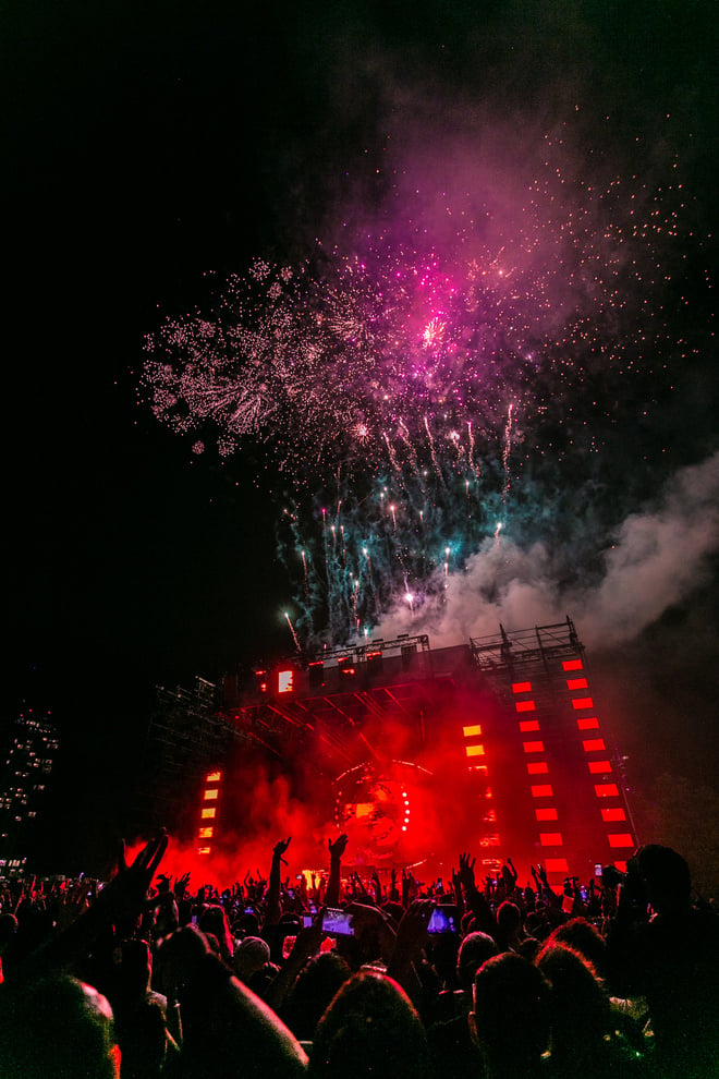 Group of People Gathering in Concert